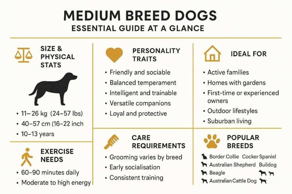 Medium dog breeds Guide