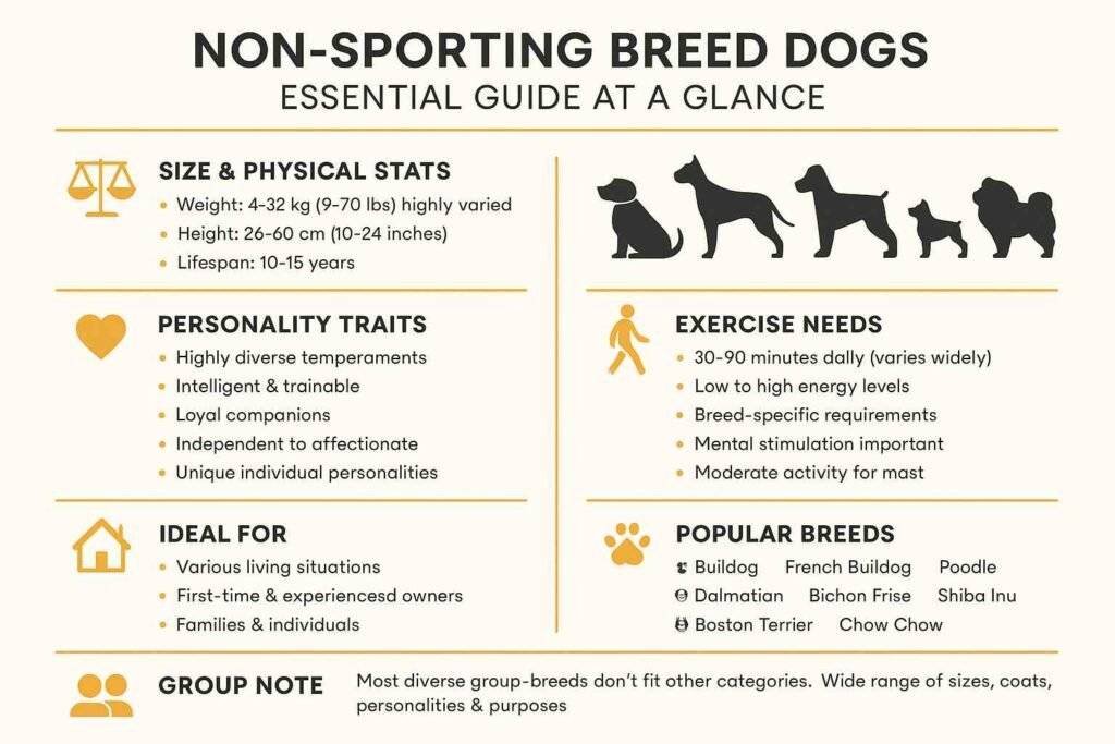 Non-sporting dogs Breeds info