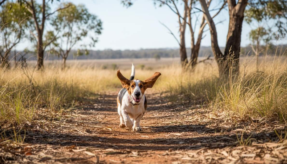Basset Hound Exercise Running