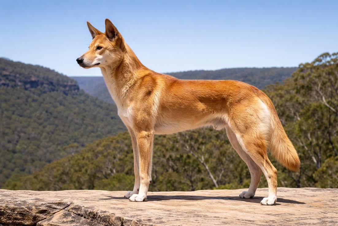 Dingo Full Body Side Profile