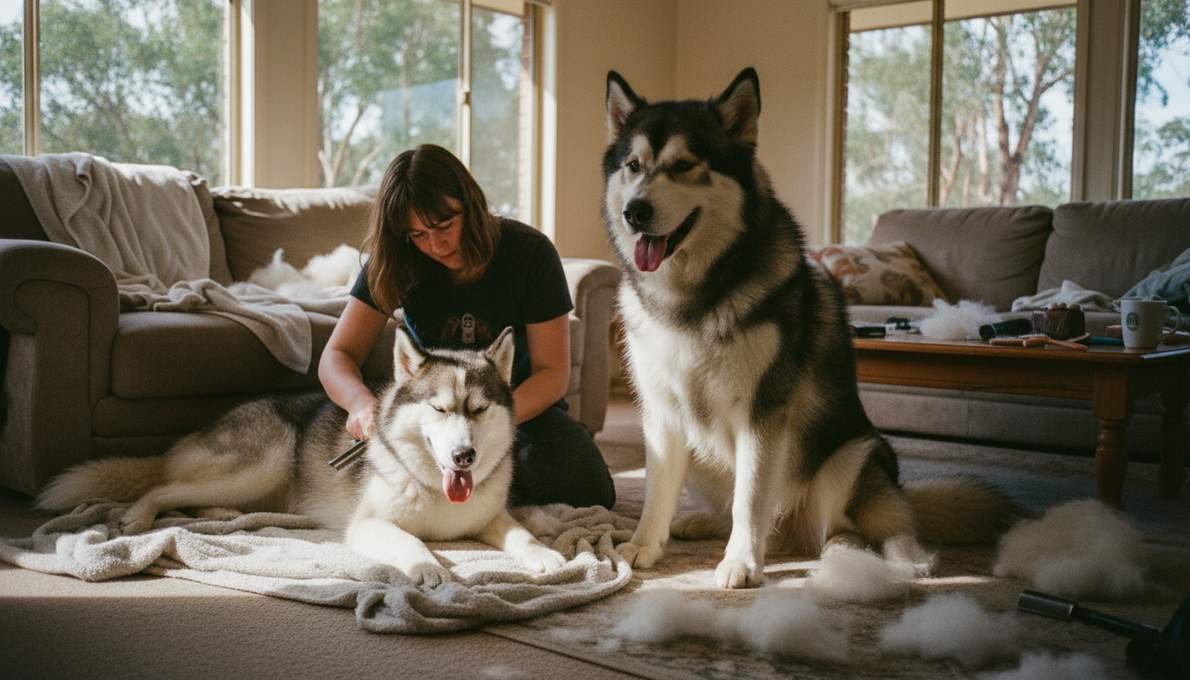 alaskan-husky-vs-alaskan-malamute-grooming-brushin Alaskan Husky Vs Alaskan Malamute Grooming Brushin