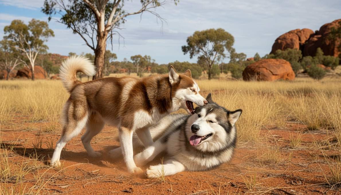 alaskan-husky-vs-alaskan-malamute-temperament-play Alaskan Husky Vs Alaskan Malamute Temperament Play