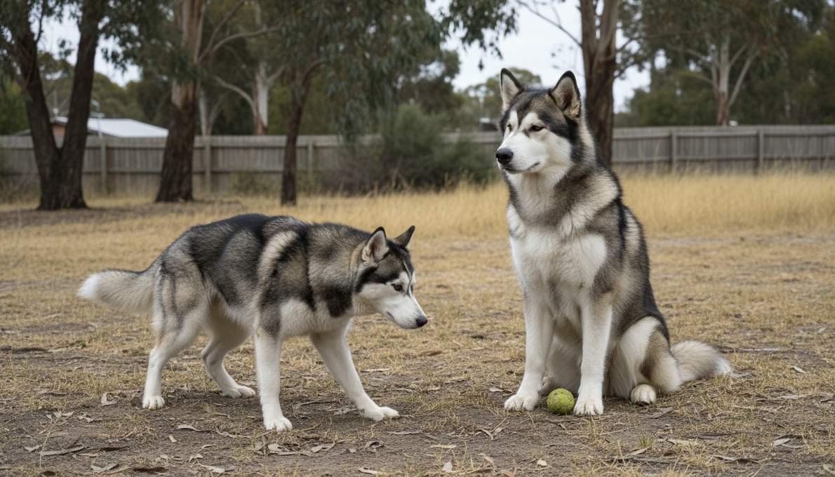 alaskan-husky-vs-alaskan-malamute-training-sit Alaskan Husky Vs Alaskan Malamute Training Sit