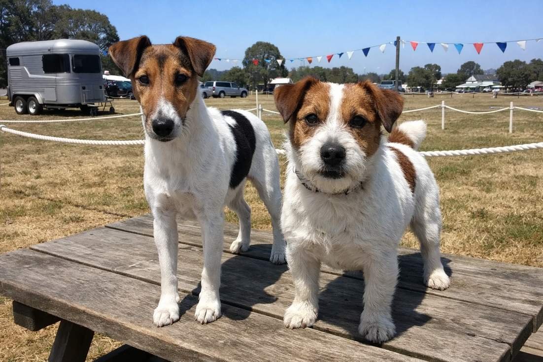 Fox Terrier And Jack Russell Standing