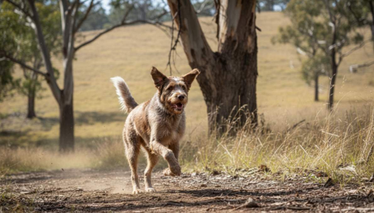 Italian Spinone Exercise Running