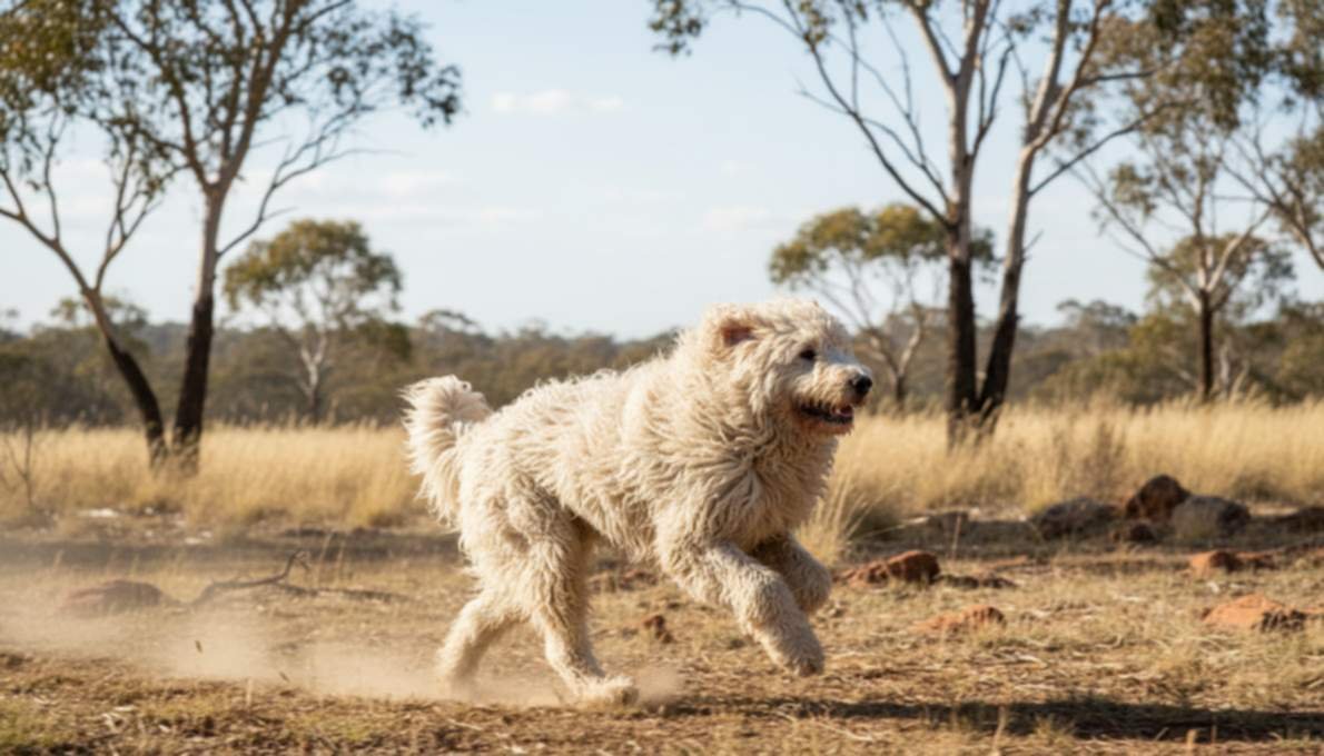 Komondor Exercise Running