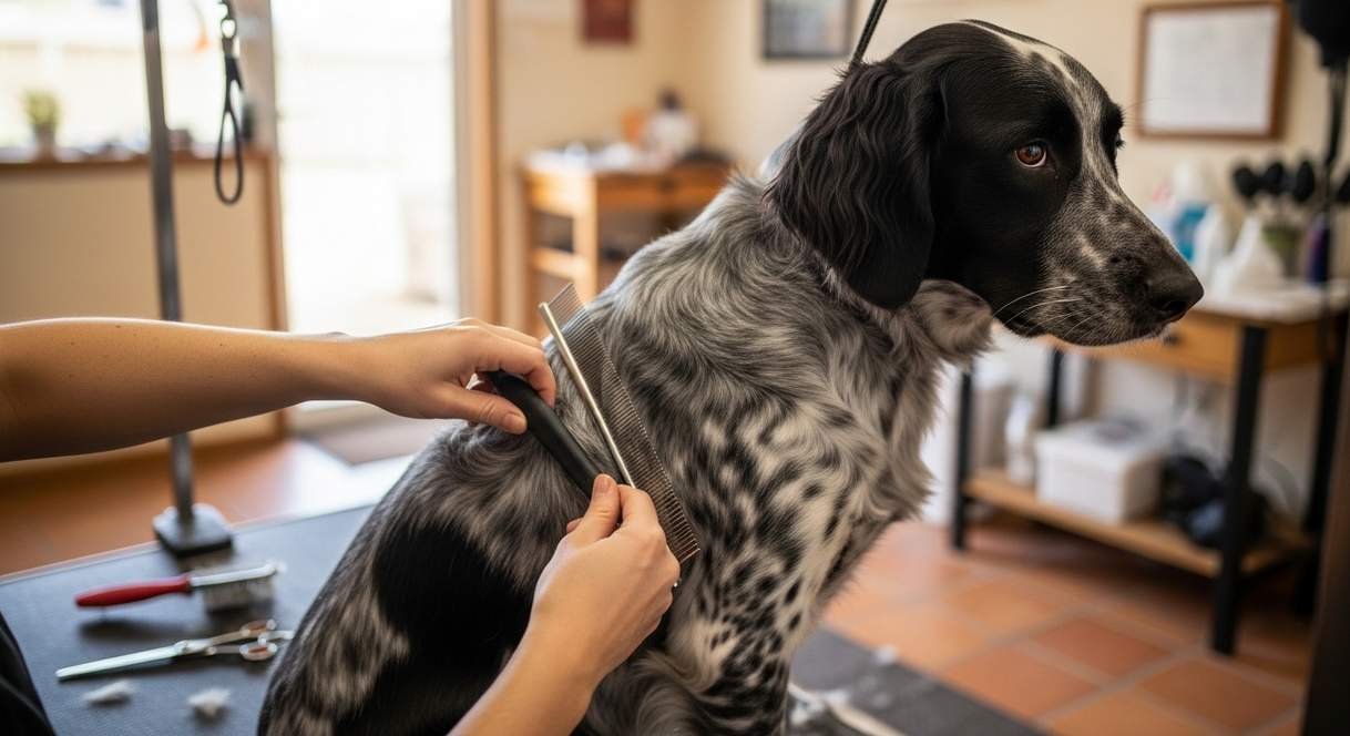 Large Mynsterlynder Grooming Brushing