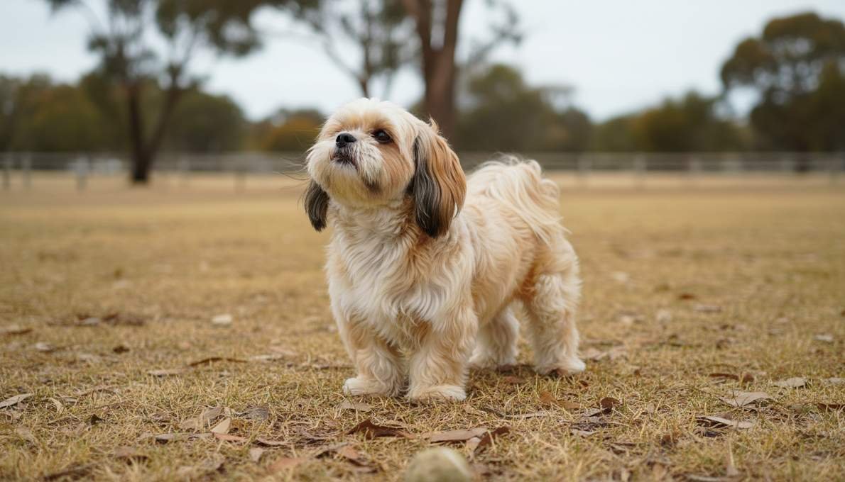 Lhasa Apso Training Sit