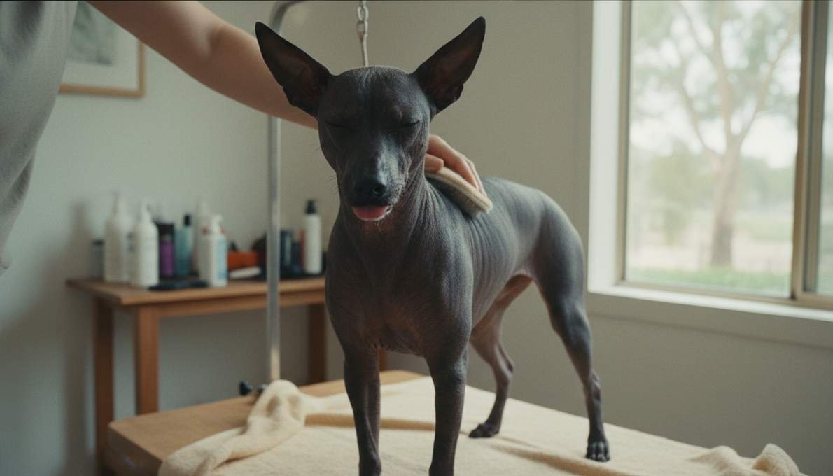 Mexican Hairless Dog Grooming Brushing