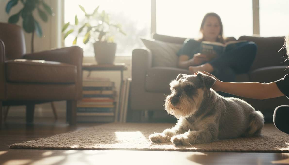 Miniature Schnauzer Family Lifestyle