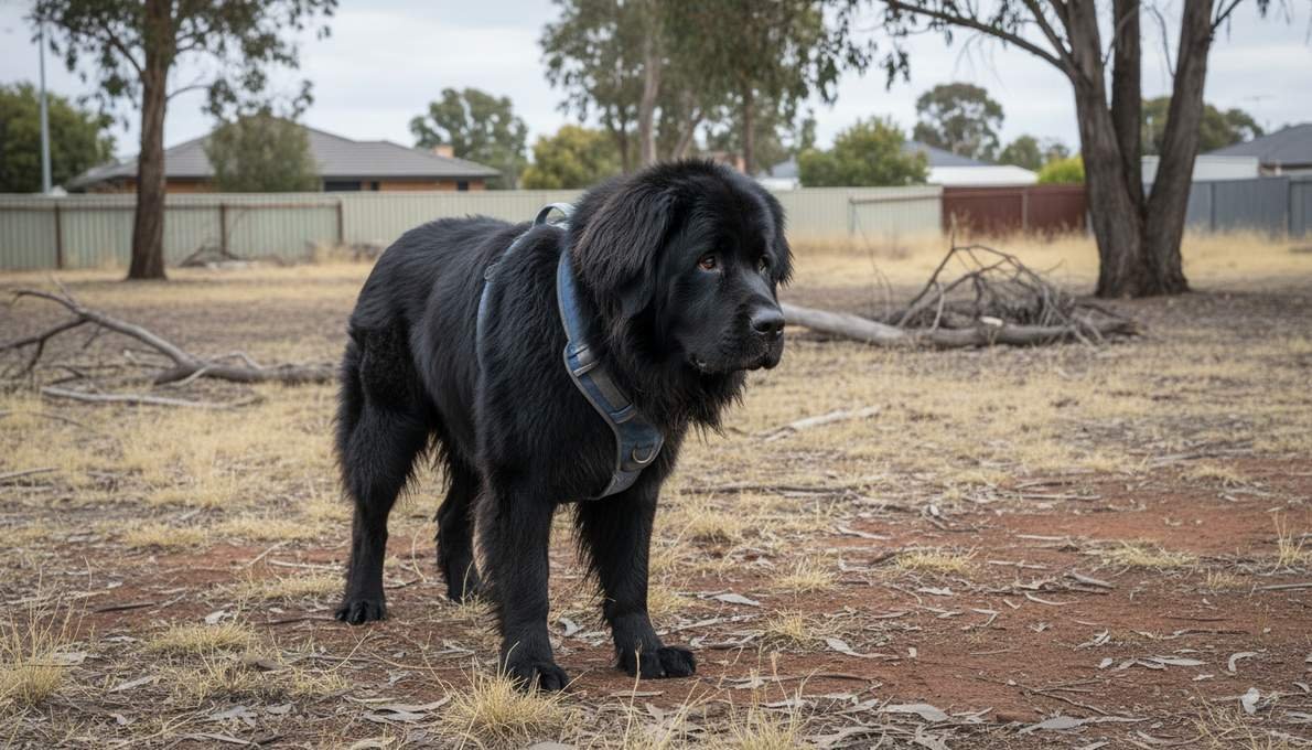 Newfoundland Dog Training Sit