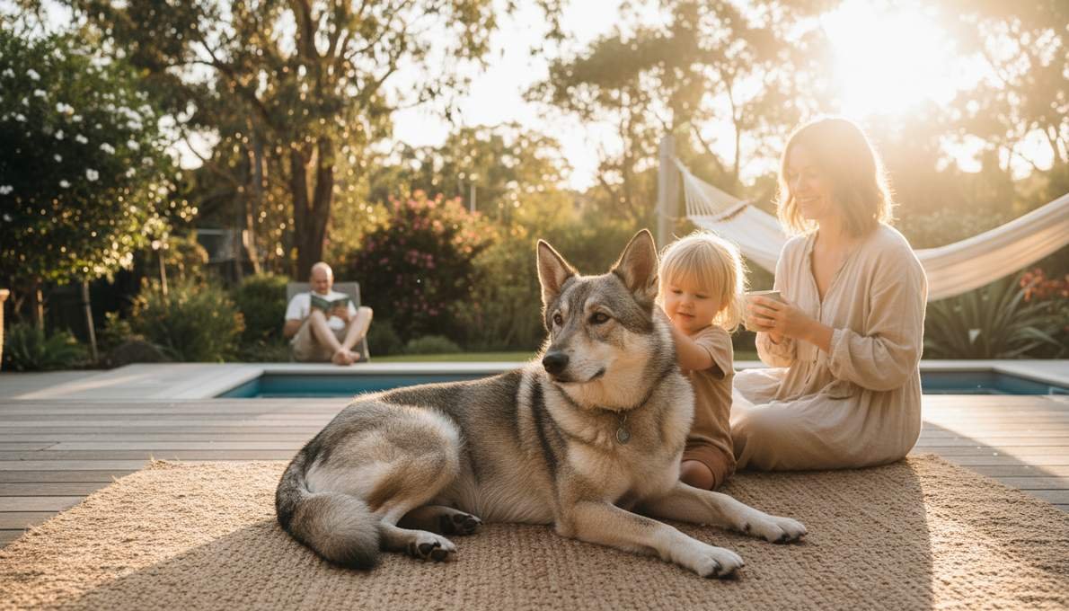 Norwegian Elkhound Family Lifestyle