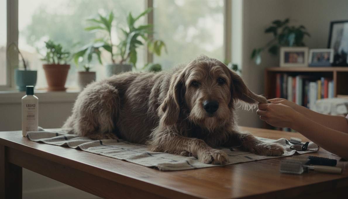 Otterhound Grooming Brushing
