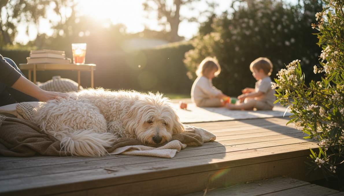Puli Dog Family Lifestyle
