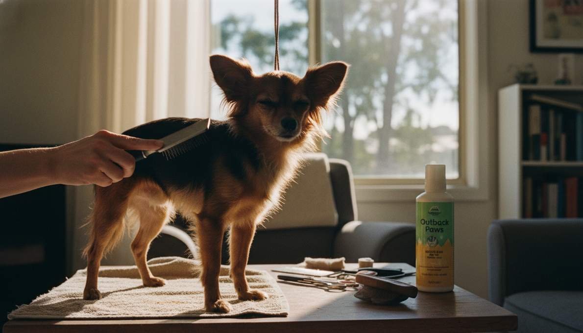 Russian Toy Grooming Brushing