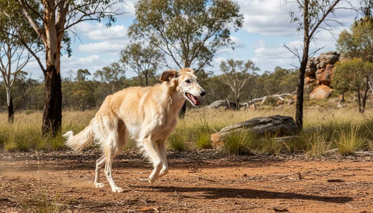 Saluki Exercise Running