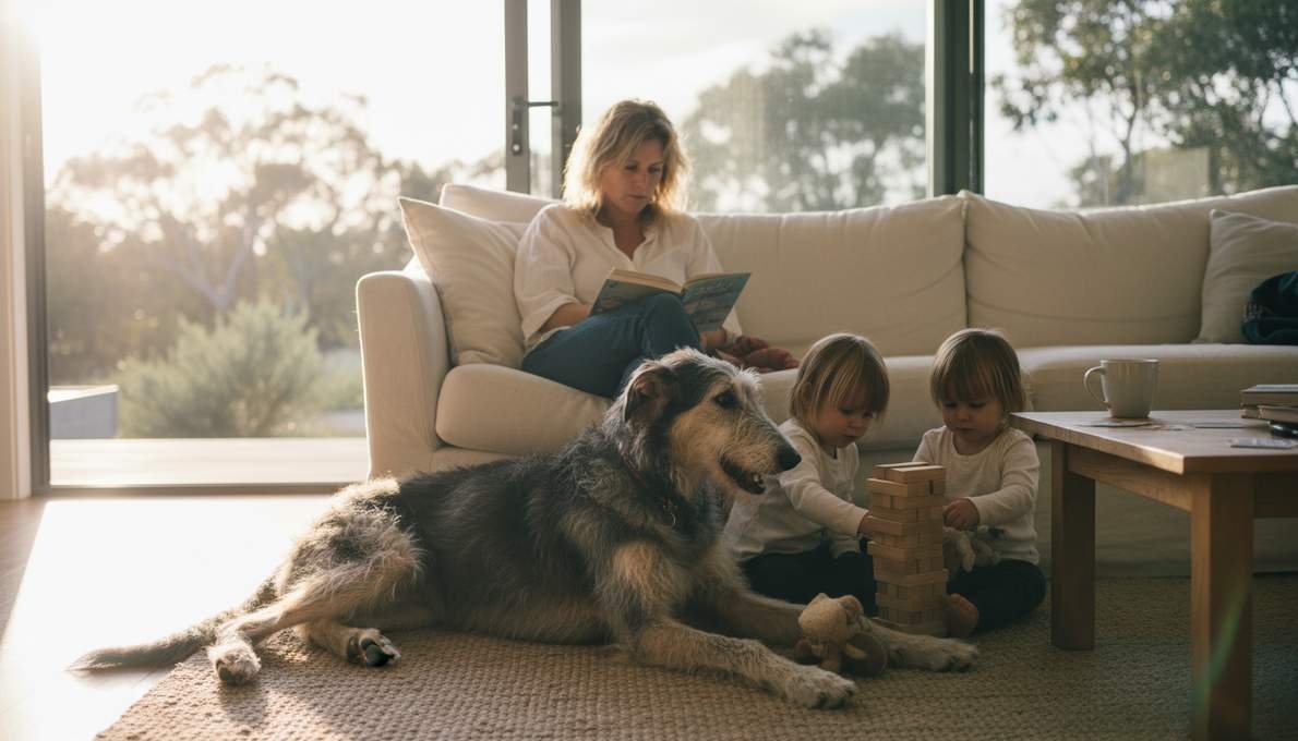 Scottish Deerhound Family Lifestyle