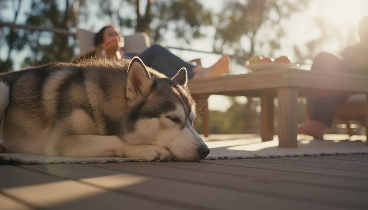 Siberian Husky Family Lifestyle
