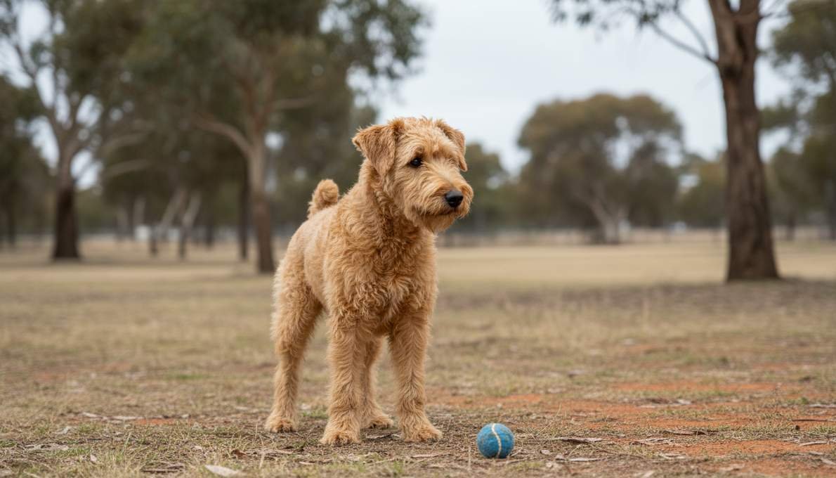 Soft Coated Wheaten Terrier Training Sit