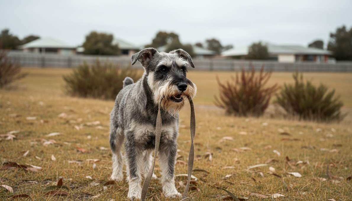 standard-schnauzer-training-sit Standard Schnauzer Training Sit