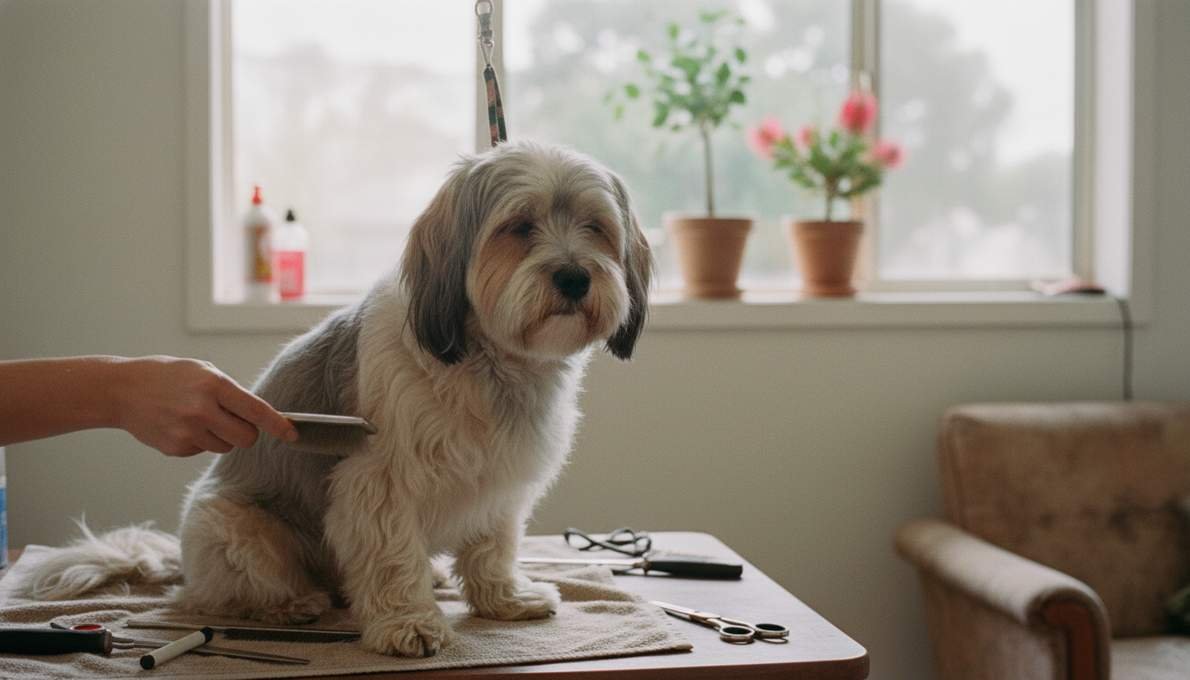 tibetan-terrier-grooming-brushing Tibetan Terrier Grooming Brushing