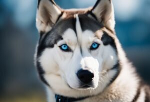 dog blue eyes