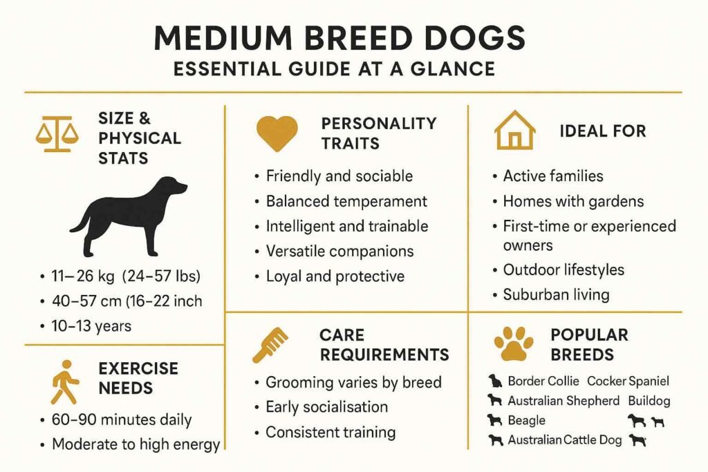 Medium dog breeds Guide