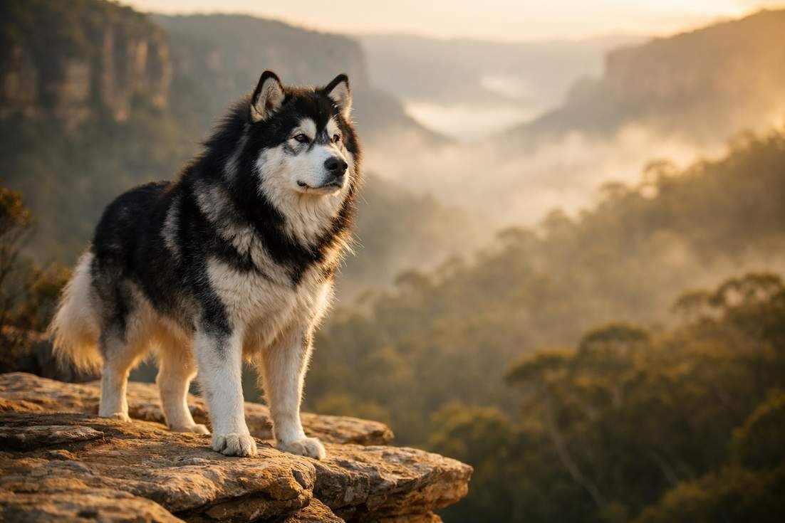 Alaskan Malamute Standing