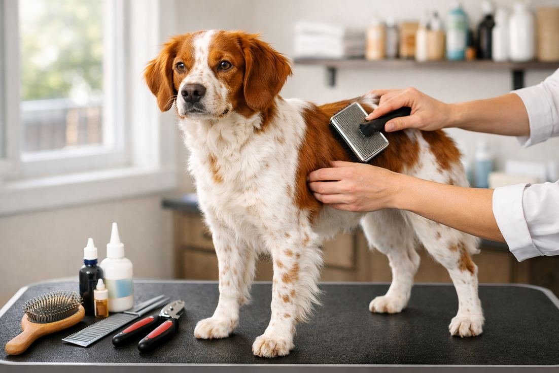 Brittanys-coat-Grooming Brittanys Coat Grooming